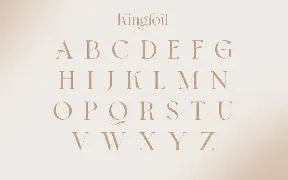 Kingfoil | Modern Stylish font