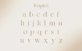 Kingfoil | Modern Stylish font