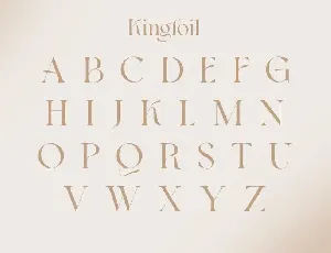 Kingfoil | Modern Stylish font