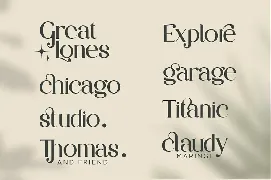 Partake | Modern Serif font