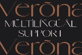 Verona - A Modern Sans Serif Font