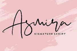 Asmira Signature Script Font