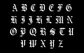 Carnage | Modern Blackletter font