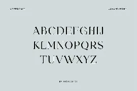 Kinematical Elegant Serif Font