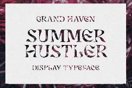 Grand Haven | Display Typeface font