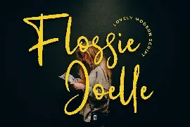 Flossie Joelle Modern Script Font