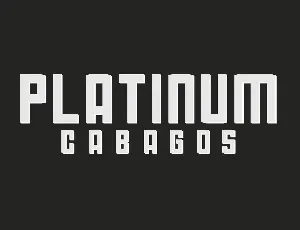 Cabagos font