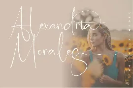 Renathalia Signature Script font