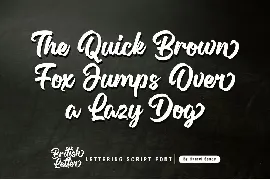 British Letter - Lettering Script font