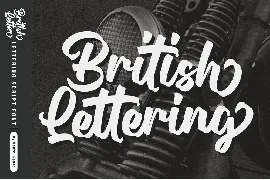 British Letter - Lettering Script font