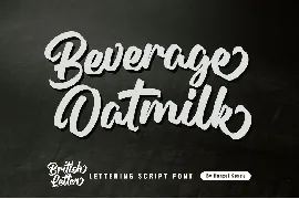 British Letter - Lettering Script font