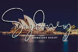 Sydney Signature Script Font