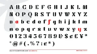 Modern Font