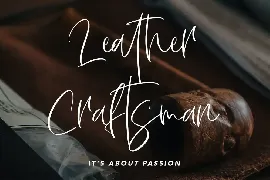 Leatherback - Beauty Handwritten Font