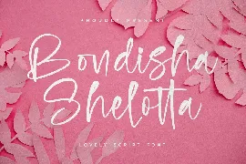 Bondisha Shelotta Script Font