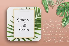 Symphony Beach | Modern Signature font