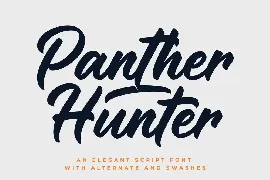 Panther Hunter font