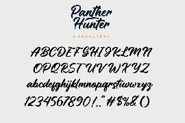 Panther Hunter font