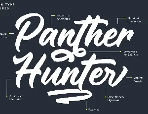 Panther Hunter font