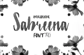 Sabreena Font 3 in 1 Font