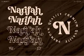 Narifah Modern Serif Font