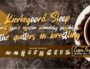 Coffee First - Handwritten Brush Font