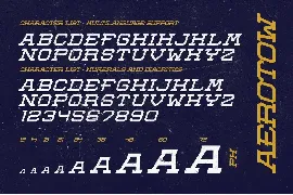 Aerotow Font