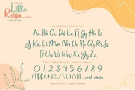 Little Reisa - Natural handwritten font