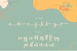 Little Reisa - Natural handwritten font