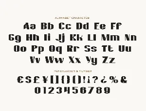 Hero Kawig - Thick Modern Font