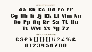 Hero Kawig - Thick Modern Font