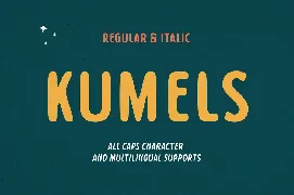 Kumels font