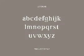 Mont Glinoza Modern Serif Font