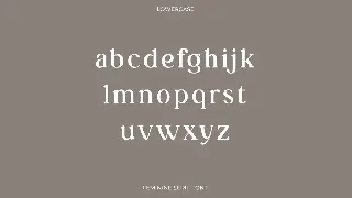 Mont Glinoza Modern Serif Font