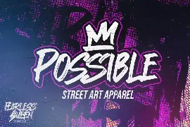 Fearless Queen - Graffiti Typeface font