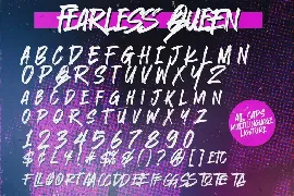 Fearless Queen - Graffiti Typeface font