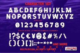 Lonesome - All Caps Brush Font