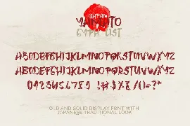 Yamato Japan Font