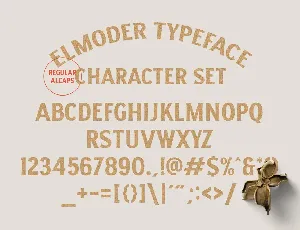 ELMODER REGULAR font