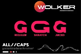 Wolker - Modern Sans font