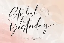 Stylish Yesterday | A Luxe Chic Font