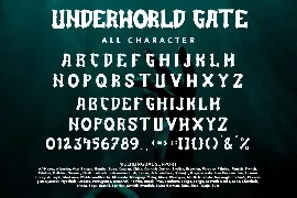 UnderworldGate - Blackletter Display Font