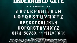 UnderworldGate - Blackletter Display Font