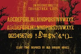 Deep Horror Font