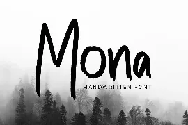 Mona Modern Handwritten Font