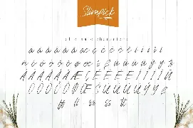 Slimpick - Brush Font with Swash