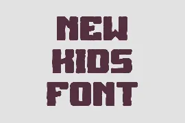 Kids Super font