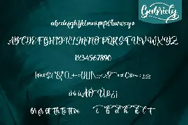 Gabrelly | Handwriting Script Font