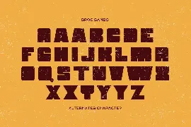 Broc Sanbo - Bold Font