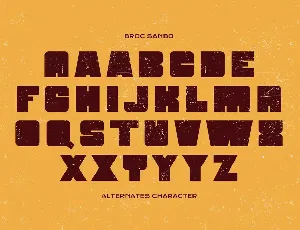 Broc Sanbo - Bold Font